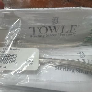 Brand new Sterling Silver Old Master 4 piece place set